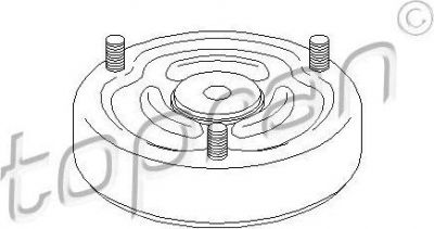 Topran 501 615 опора стойки амортизатора на 5 (E60)