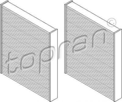 Topran 501 647 фильтр, воздух во внутренном пространстве на 6 кабрио (F12)