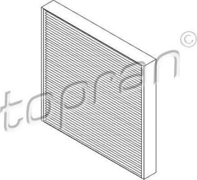 Topran 501 650 фильтр, воздух во внутренном пространстве на Z4 (E85)