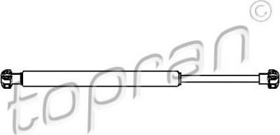 Topran 501 811 газовая пружина, крышка багажник на 3 (E90)