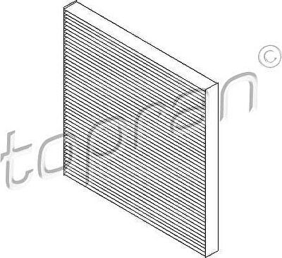 Topran 700 257 фильтр, воздух во внутренном пространстве на RENAULT SCЙNIC I (JA0/1_)