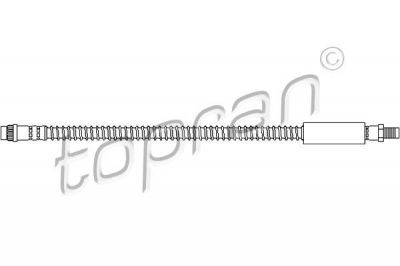 Topran 700 267 тормозной шланг на RENAULT CLIO II (BB0/1/2_, CB0/1/2_)