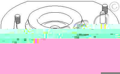 Topran 700 357 опора стойки амортизатора на RENAULT LAGUNA I (B56_, 556_)