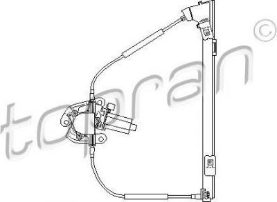 Topran 700 441 подъемное устройство для окон на RENAULT MEGANE I (BA0/1_)