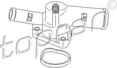 Topran 700 571 термостат, охлаждающая жидкость на RENAULT KANGOO Express (FC0/1_)