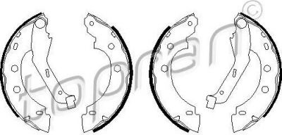 Topran 700 603 комплект тормозных колодок на NISSAN KUBISTAR (X76)