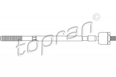 Topran 700 625 осевой шарнир, рулевая тяга на RENAULT CLIO II (BB0/1/2_, CB0/1/2_)