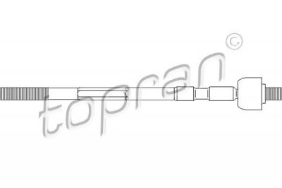 Topran 700 627 осевой шарнир, рулевая тяга на RENAULT CLIO II (BB0/1/2_, CB0/1/2_)
