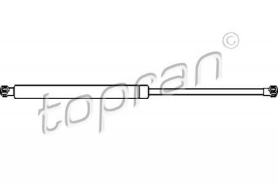 Topran 700 713 газовая пружина, крышка багажник на RENAULT LAGUNA II (BG0/1_)