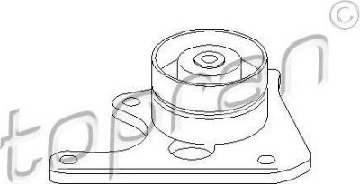 Topran 720 137 паразитный / ведущий ролик, зубчатый ремень на PEUGEOT 406 (8B)