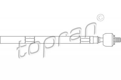 Topran 720 402 осевой шарнир, рулевая тяга на PEUGEOT 406 Break (8E/F)