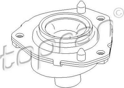 Topran 721 205 опора стойки амортизатора на PEUGEOT BOXER фургон (230L)