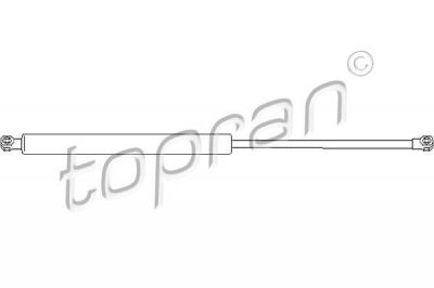 Topran 721 287 газовая пружина, крышка багажник на PEUGEOT 206 Наклонная задняя часть (2A/C)