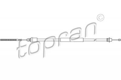 Topran 721 646 трос, стояночная тормозная система на PEUGEOT 406 Break (8E/F)