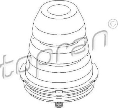 Topran 721 804 буфер, балка моста на FIAT DUCATO фургон (230L)