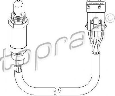 Topran 721 855 лямбда-зонд на PEUGEOT PARTNER фургон (5)
