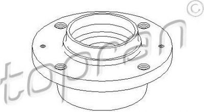 Topran 722 247 ступица колеса на PEUGEOT PARTNER фургон (5)