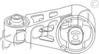 Topran 722 311 подвеска, двигатель на PEUGEOT 406 (8B)
