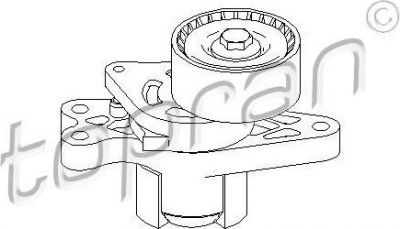 Topran 722 416 натяжитель ремня, клиновой зубча на PEUGEOT PARTNER фургон (5)