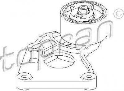Topran 722 763 натяжной ролик, ремень грм на PEUGEOT 607 (9D, 9U)