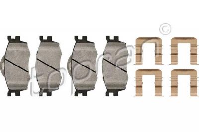 Topran 820 698 комплект тормозных колодок, дисковый тормоз на HYUNDAI i20 (PB, PBT)