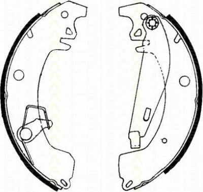 TRISCAN 8100 10031 комплект тормозных колодок на RENAULT TRAFIC фургон (TXX)