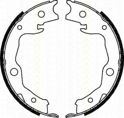 TRISCAN 8100 13042 комплект тормозных колодок, стояночная тормозная с на NISSAN X-TRAIL (T31)