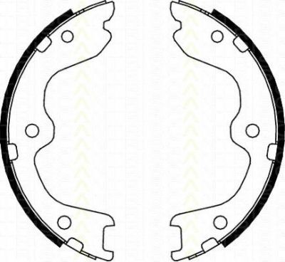 TRISCAN 8100 14010 комплект тормозных колодок, стояночная тормозная с на NISSAN 350 Z (Z33)