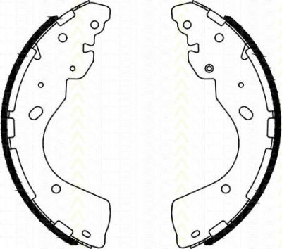 TRISCAN 8100 14012 комплект тормозных колодок на FORD RANGER (TKE)