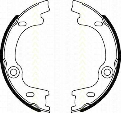 TRISCAN 8100 18010 комплект тормозных колодок, стояночная тормозная с на KIA CARENS III (UN)