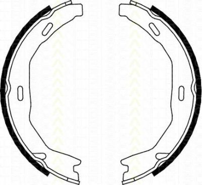 TRISCAN 8100 23029 комплект тормозных колодок, стояночная тормозная с на MERCEDES-BENZ E-CLASS купе (C207)