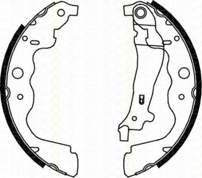TRISCAN 8100 25004 комплект тормозных колодок на RENAULT LOGAN I универсал (KS_)