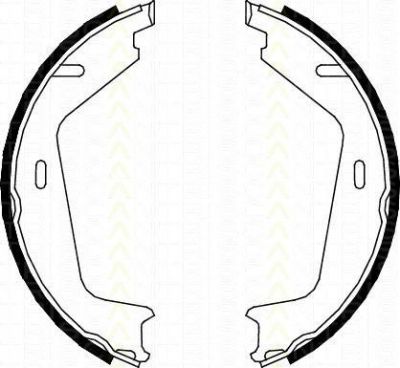 TRISCAN 8100 27578 комплект тормозных колодок, стояночная тормозная с на VOLVO V70 III (BW)