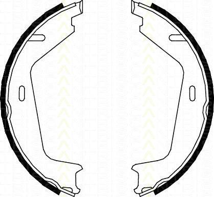 TRISCAN 8100 27578 комплект тормозных колодок, стояночная тормозная с на VOLVO V70 III (BW)