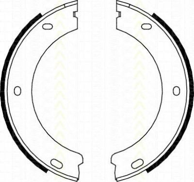 TRISCAN 8100 28522 комплект тормозных колодок, стояночная тормозная с на PEUGEOT 605 (6B)