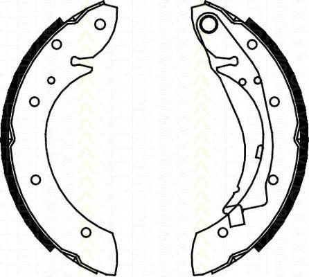 TRISCAN 8100 28598 комплект тормозных колодок на PEUGEOT PARTNER фургон (5)