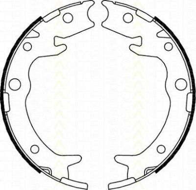 TRISCAN 8100 40005 комплект тормозных колодок, стояночная тормозная с на HONDA SHUTTLE (RA)