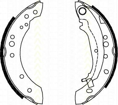 TRISCAN 8100 42020 комплект тормозных колодок на SMART FORFOUR (454)