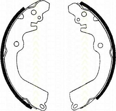 TRISCAN 8100 42568 комплект тормозных колодок на MITSUBISHI CARISMA (DA_)