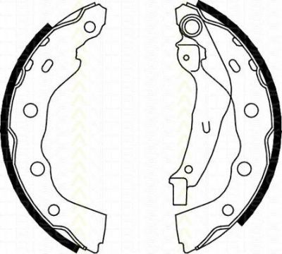 TRISCAN 8100 42628 комплект тормозных колодок на MITSUBISHI CARISMA седан (DA_)