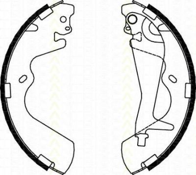 TRISCAN 8100 43010 комплект тормозных колодок на HYUNDAI H-1 / STAREX