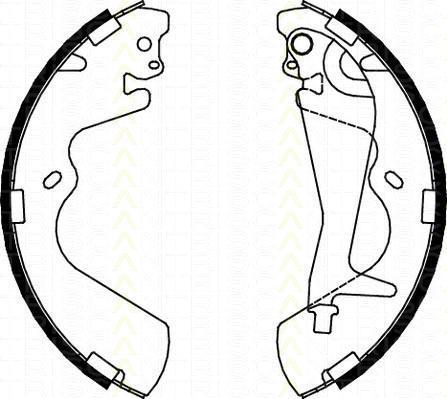 TRISCAN 8100 43010 комплект тормозных колодок на HYUNDAI H-1 / STAREX