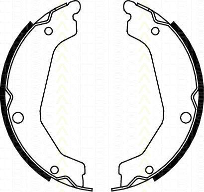 TRISCAN 8100 43019 комплект тормозных колодок, стояночная тормозная с на HYUNDAI TERRACAN (HP)