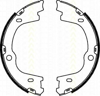 TRISCAN 8100 43026 комплект тормозных колодок, стояночная тормозная с на HYUNDAI H-1 Cargo (TQ)