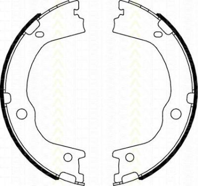 TRISCAN 8100 43027 комплект тормозных колодок, стояночная тормозная с на KIA SORENTO II (XM)