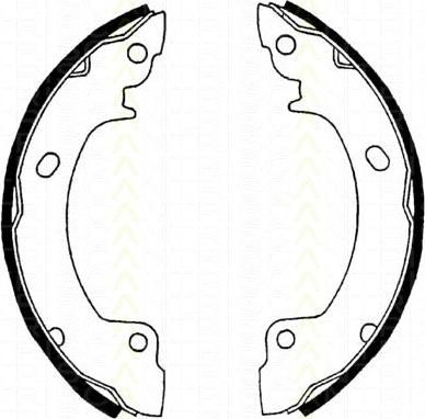 TRISCAN 8100 43529 комплект тормозных колодок на HYUNDAI S COUPE (SLC)