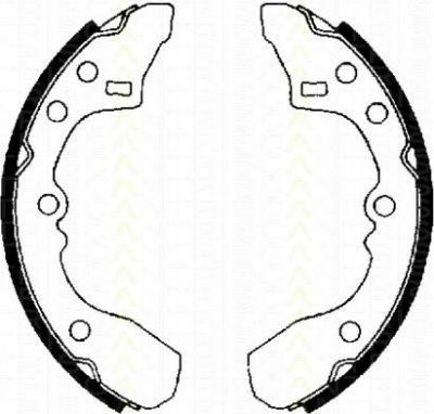 TRISCAN 8100 50434 комплект тормозных колодок на MAZDA 323 III (BF)