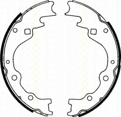 TRISCAN 8100 50461 комплект тормозных колодок на MAZDA E-SERIE автобус (SR1)