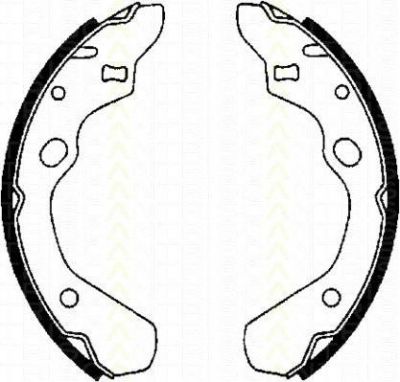 TRISCAN 8100 50500 комплект тормозных колодок на MAZDA 323 C IV (BG)