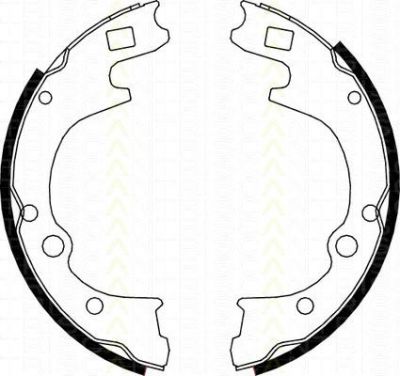 TRISCAN 8100 50604 комплект тормозных колодок на MAZDA E-SERIE автобус (SR1)